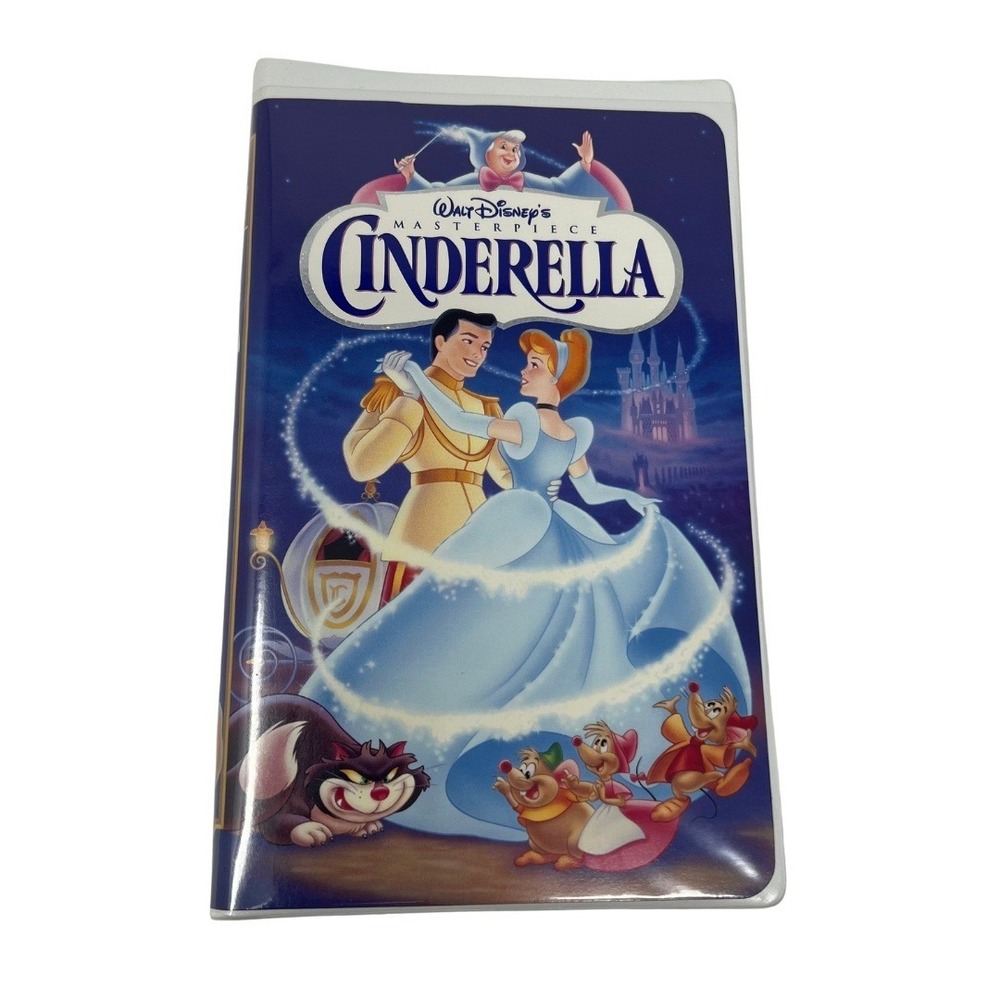 Disney Cinderella Masterpiece Collection VHS 1995 Black Diamond Clamshell